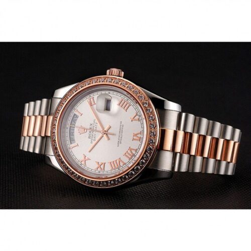Replica Rolex Day-Date 41mm White Dial 1454108 - Best shop to buy a Fake Rolex