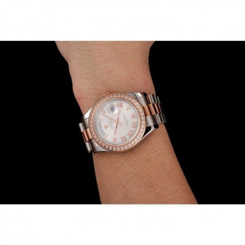 Replica Rolex Day-Date 41mm White Dial 1454108 - Best shop to buy a Fake Rolex