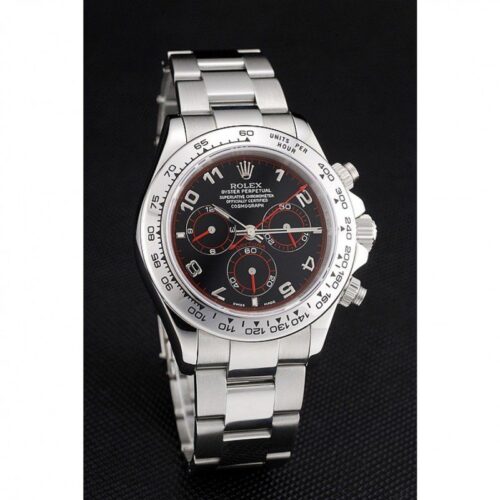 Replica Rolex Daytona 39mm Black Dial 80296 - Best shop to buy a Fake Rolex