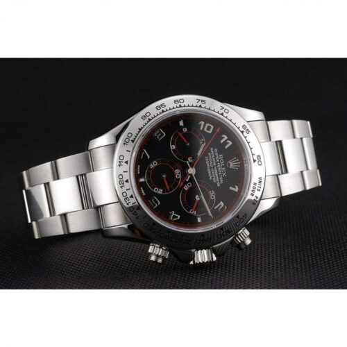 Replica Rolex Daytona 39mm Black Dial 80296 - Best shop to buy a Fake Rolex