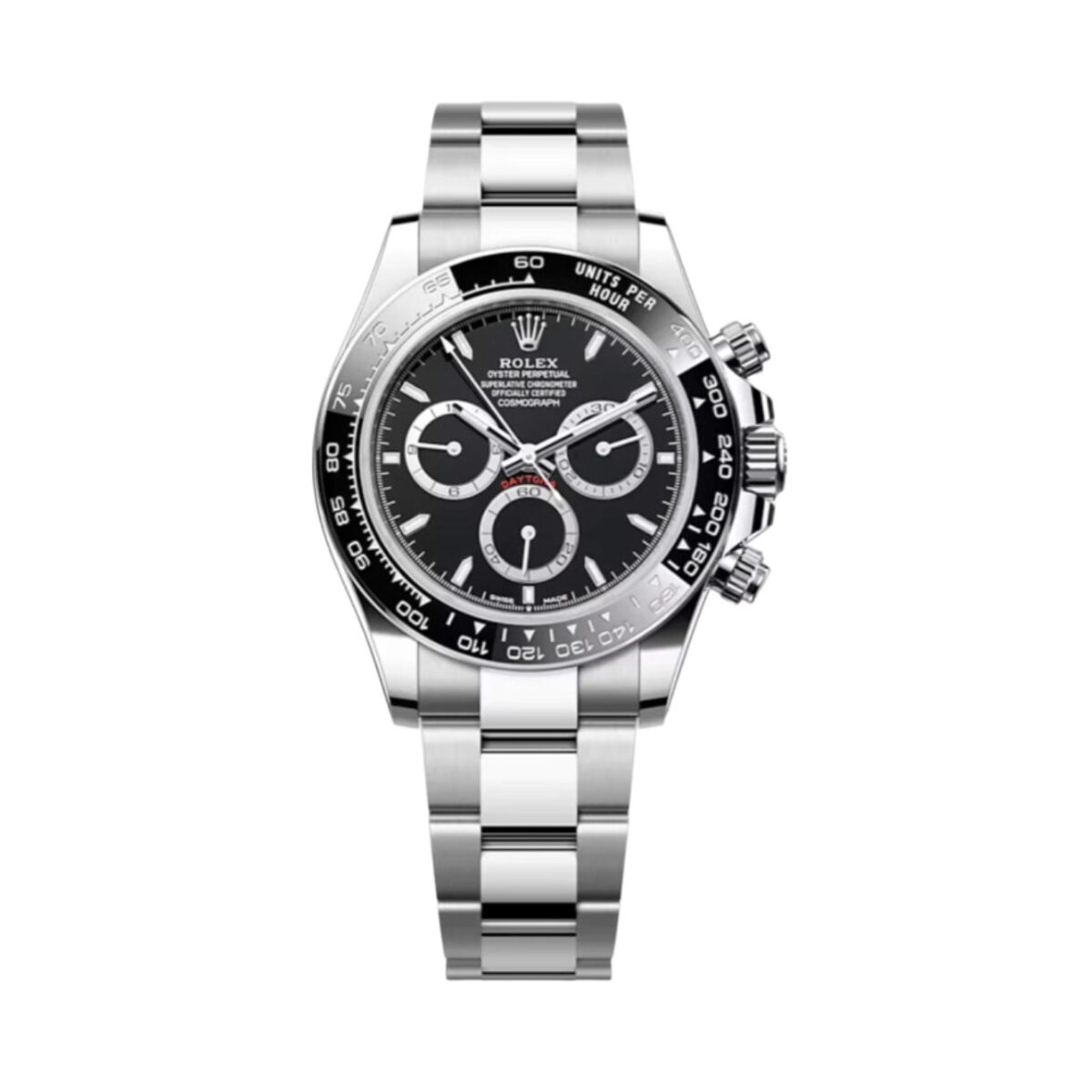 Replica Rolex Daytona 40 mm Black Dial 126500LN "Godzilla" - Best shop to buy a Fake Rolex