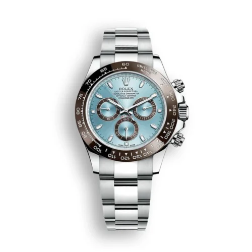 Replica Rolex Daytona 40 mm Ice blue Dial 116506 "Platona" - Best shop to buy a Fake Rolex