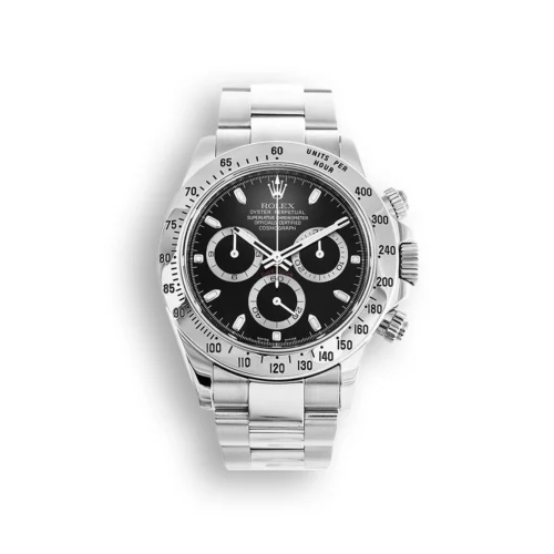Replica Rolex Daytona 40mm Black Dial 116520 - Best shop to buy a Fake Rolex