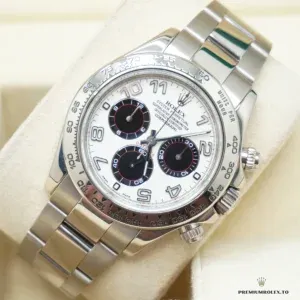 Side profile of the Daytona 116509 with ceramic tachymeter bezel