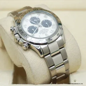 Caseback of the Daytona 116509 showing screw-down steel construction