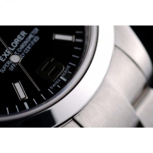 Replica Rolex Explorer 39mm Black Dial 42002 - Best shop to buy a Fake Rolex