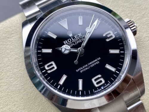 Replica Rolex Explorer 40 mm Black Dial 224270 - Best shop to buy a Fake Rolex