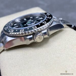 GMT-Master II Bruce Wayne wrist shot with Oyster bracelet