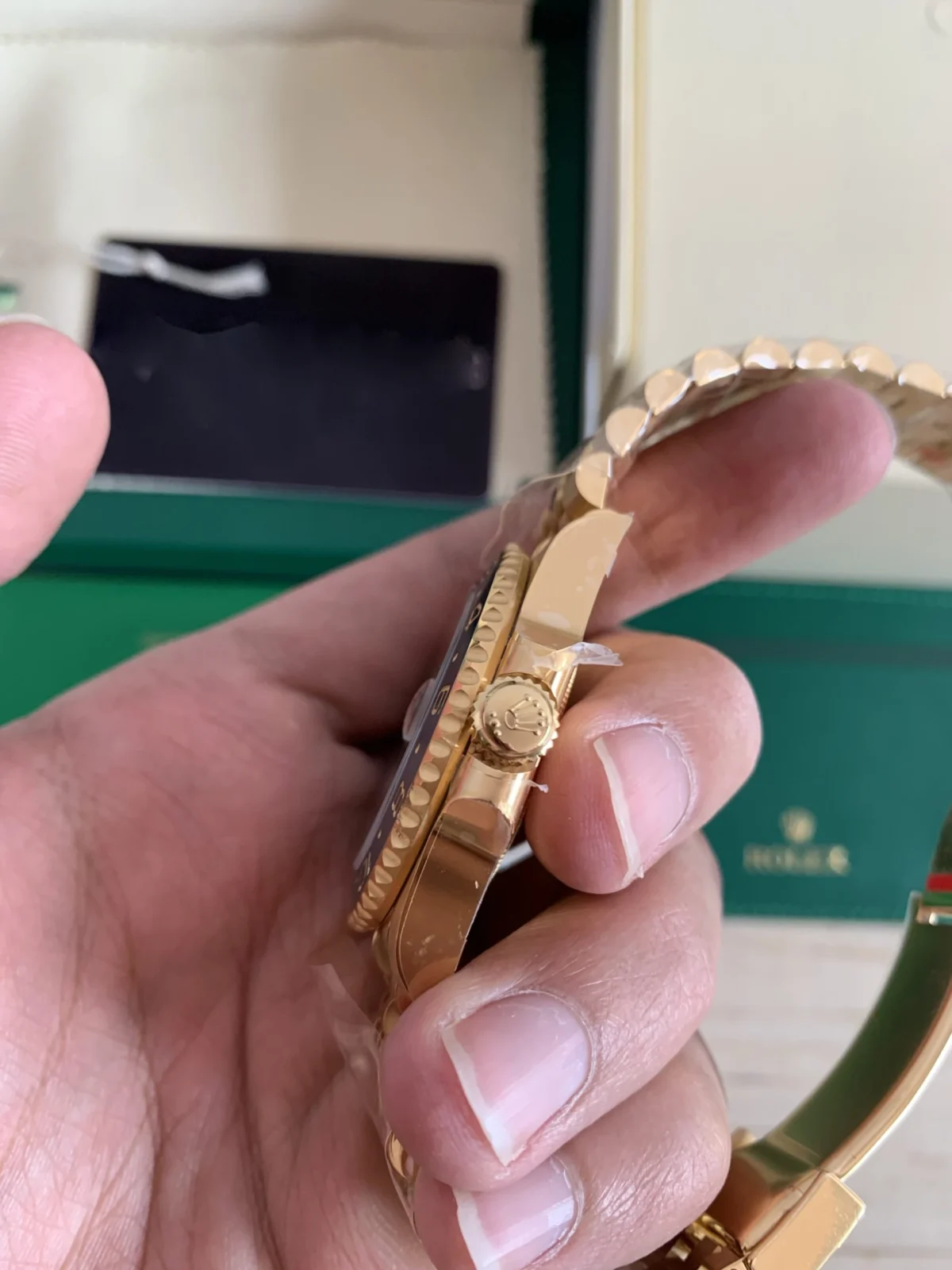 Replica Rolex GMT-Master II 40 mm Black Dial 126718GRNR - Best shop to buy a Fake Rolex