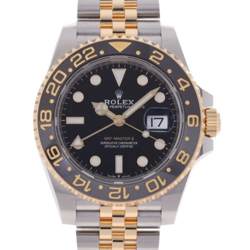 Replica Rolex GMT-Master II 40 mm Black Dial 