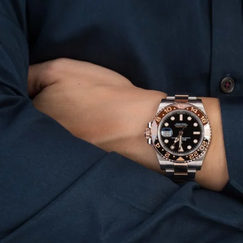 Replica Rolex GMT-Master II 40mm Black Dial 126711CHNR Root Beer - Best shop to buy a Fake Rolex