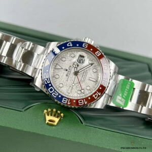 Oyster bracelet and Oysterlock clasp on meteorite GMT