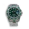 Replica Rolex Submariner Iced Out 116610LV-1 41mm Green Dial - Best shop to buy a Fake Rolex