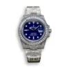 Replica Rolex Submariner Iced Out 116619LB 41mm Blue Dial - Best shop to buy a Fake Rolex