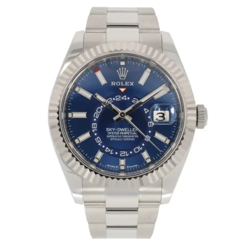 Replica Rolex Sky-Dweller 42 mm Bright blue Dial 336934 Oyster - Best shop to buy a Fake Rolex