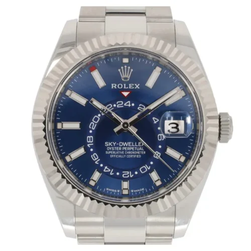 Replica Rolex Sky-Dweller 42 mm Bright blue Dial 336934 Oyster - Best shop to buy a Fake Rolex