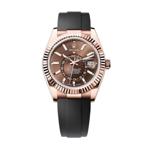 Replica Rolex Sky-Dweller 42 mm Chocolate Dial 336235 - Best shop to buy a Fake Rolex