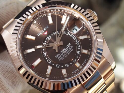Replica Rolex Sky-Dweller 42 mm Chocolate Dial 336935 - Best shop to buy a Fake Rolex