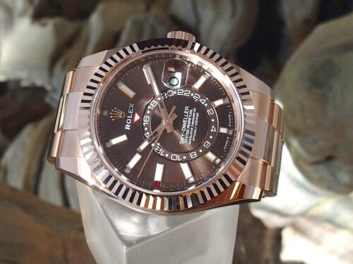 Replica Rolex Sky-Dweller 42 mm Chocolate Dial 336935 - Best shop to buy a Fake Rolex