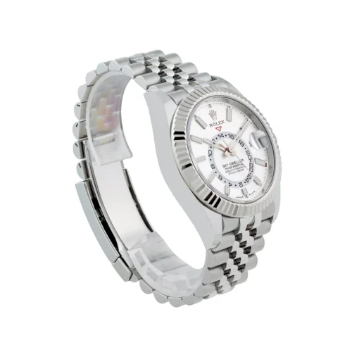 Replica Rolex Sky-Dweller 42 mm Intense white Dial 336934 Jubilee - Best shop to buy a Fake Rolex