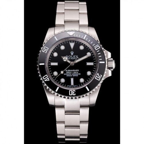 Replica Rolex Submariner 40mm Black Dial 114060 - Best shop to buy a Fake Rolex