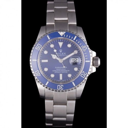 Replica Rolex Submariner 40mm Blue Dial SRL50 - Best shop to buy a Fake Rolex
