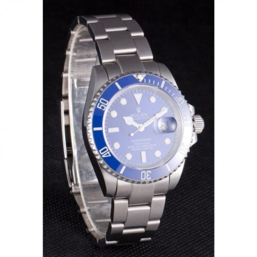 Replica Rolex Submariner 40mm Blue Dial SRL50 - Best shop to buy a Fake Rolex
