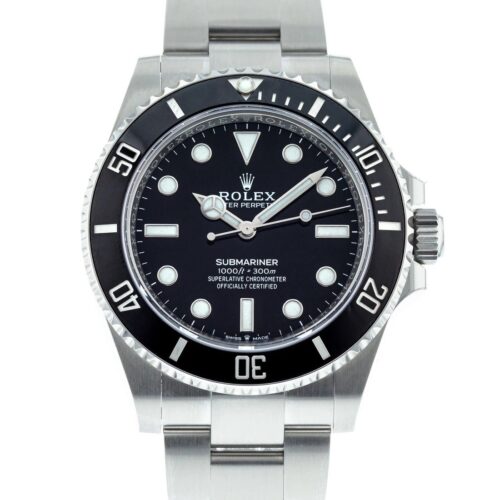 Replica Rolex Submariner 41mm Black Dial 124060 No-Date - Best shop to buy a Fake Rolex