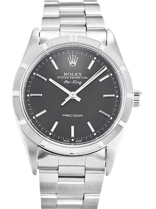 Replica Rolex Air-King 34mm Dial Black 14010 - Best shop to buy a Fake Rolex