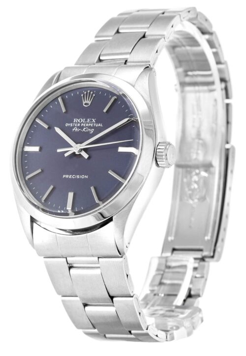 Replica Rolex Air-King 34mm Dial Blue 5500 - Best shop to buy a Fake Rolex