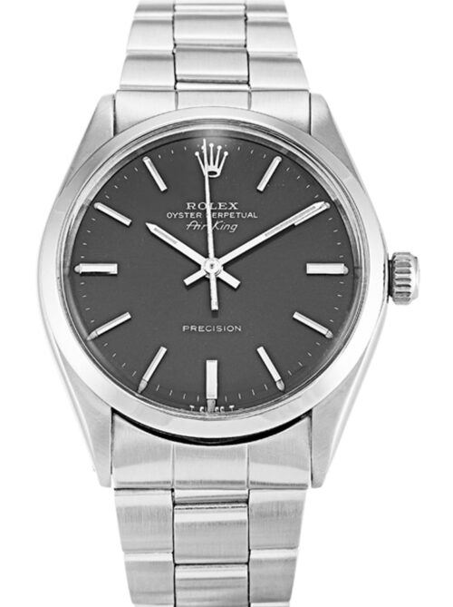 Replica Rolex Air-King 34mm Dial Grey 5500 - Best shop to buy a Fake Rolex