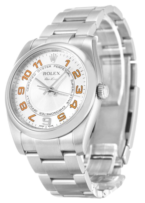 Replica Rolex Air-King 34mm Dial Silver 114200 - Best shop to buy a Fake Rolex