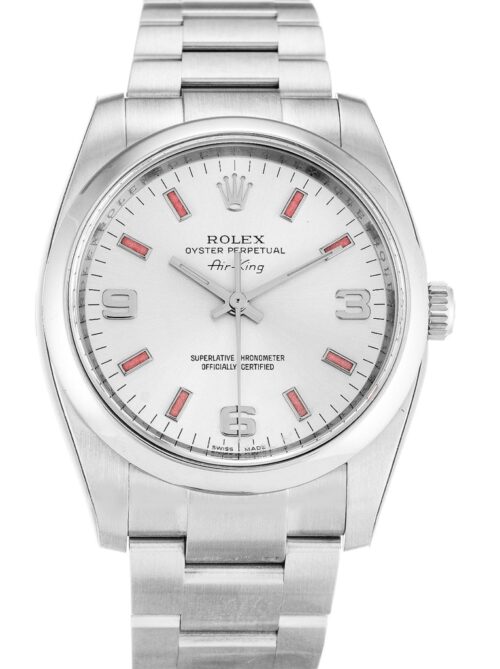 Replica Rolex Air-King 34mm Dial White 114200 - Best shop to buy a Fake Rolex