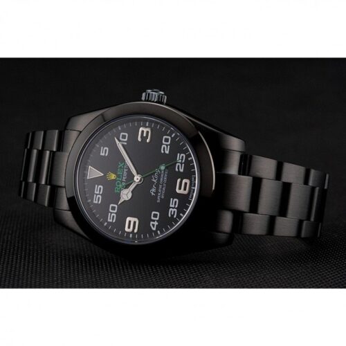 Replica Rolex Air-King 38mm Dial Black 1454019 - Best shop to buy a Fake Rolex