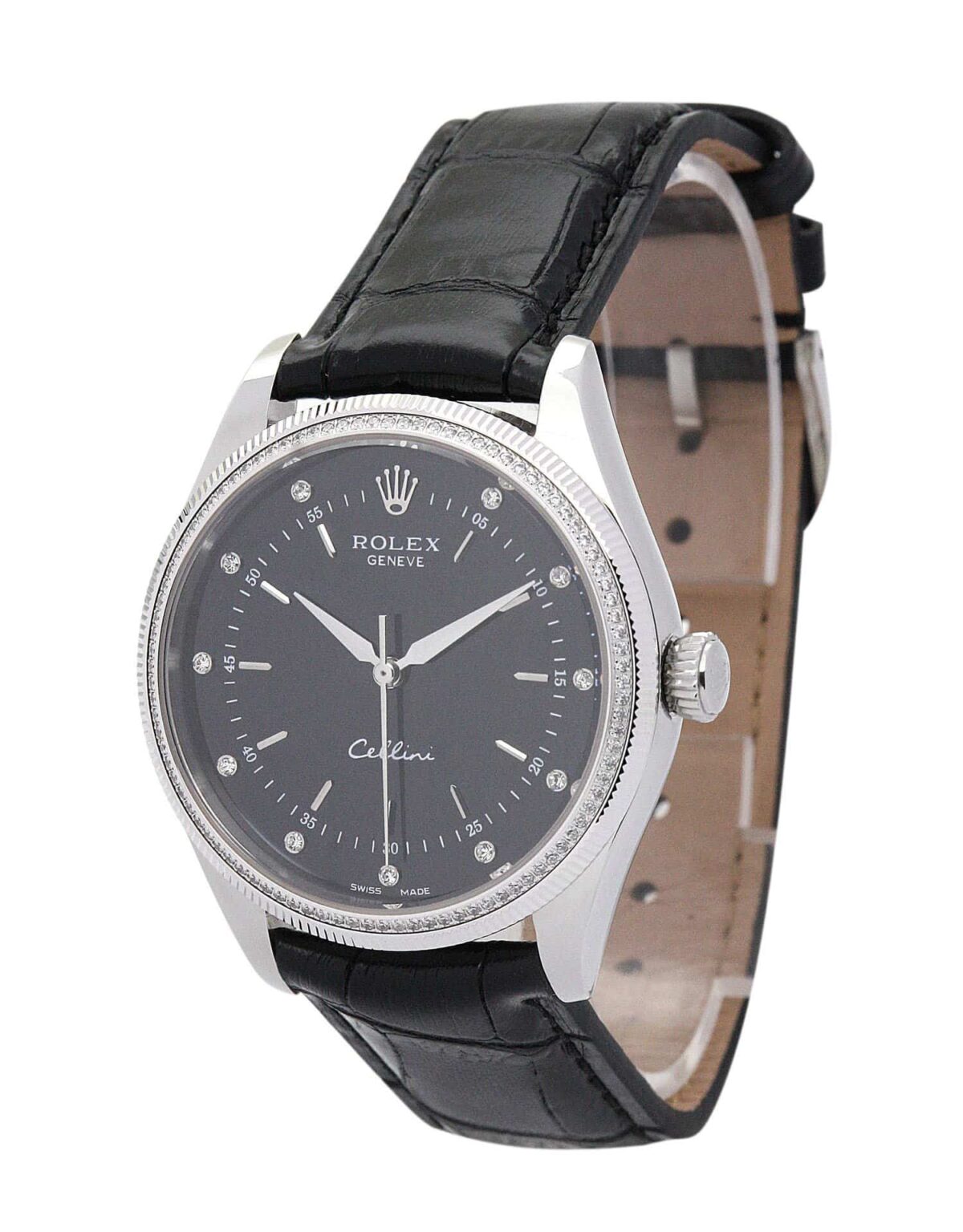 Replica Rolex Cellini 39mm Dial Black 5310 - Best shop to buy a Fake Rolex