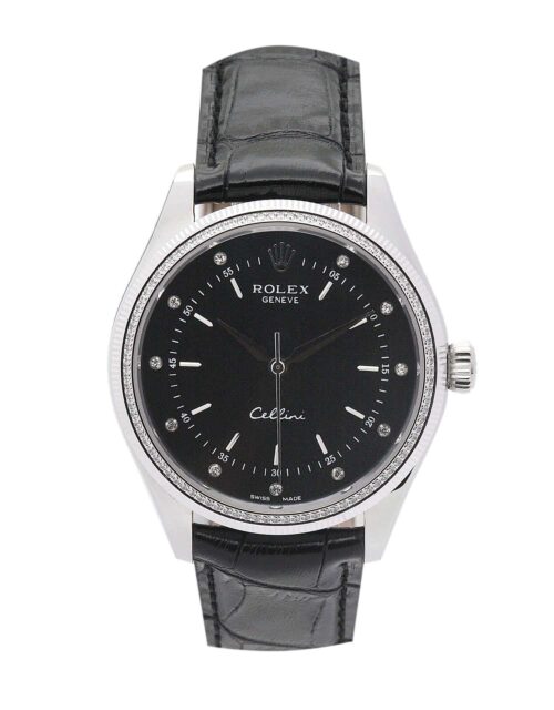 Replica Rolex Cellini 39mm Dial Black 5310 - Best shop to buy a Fake Rolex