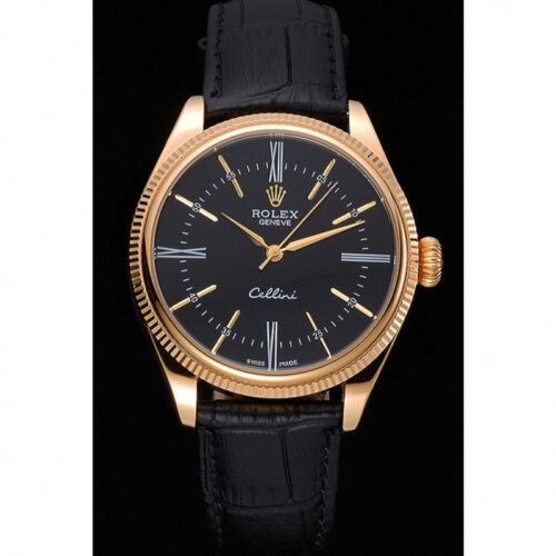 Replica Rolex Cellini 40mm Dial Black 622832 - Best shop to buy a Fake Rolex