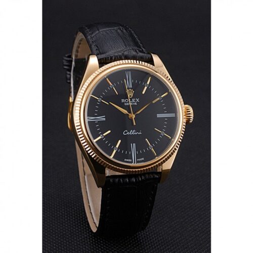 Replica Rolex Cellini 40mm Dial Black 622832 - Best shop to buy a Fake Rolex