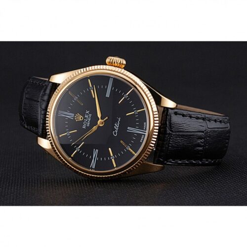 Replica Rolex Cellini 40mm Dial Black 622832 - Best shop to buy a Fake Rolex