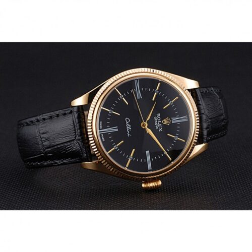 Replica Rolex Cellini 40mm Dial Black 622832 - Best shop to buy a Fake Rolex