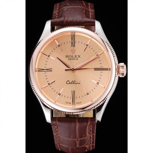 Replica Rolex Cellini 40mm Dial Orange 622840 - Best shop to buy a Fake Rolex