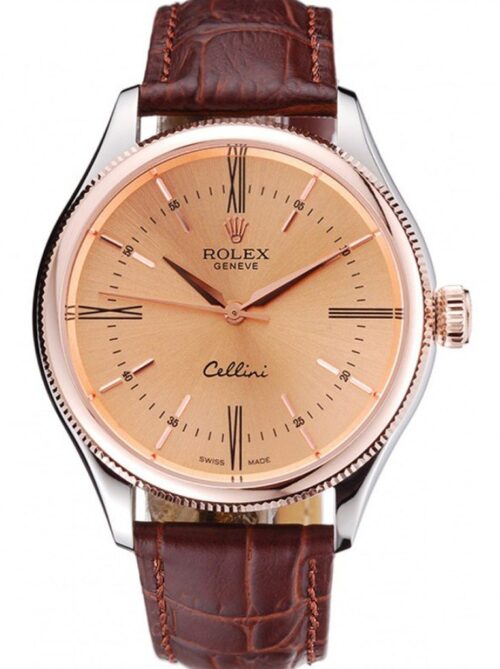 Replica Rolex Cellini 40mm Dial Orange 622840 - Best shop to buy a Fake Rolex