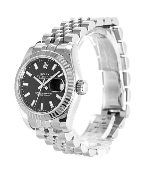 Replica Rolex Datejust 179174 26mm Black Dial - Best shop to buy a Fake Rolex