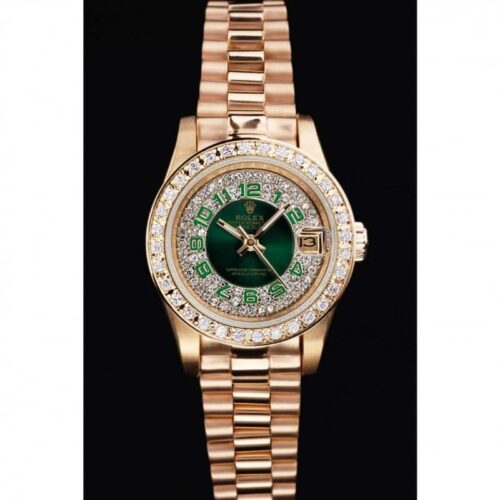 Replica Rolex Datejust SC39 28mm Green Dial - Best shop to buy a Fake Rolex