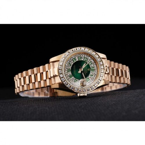 Replica Rolex Datejust SC39 28mm Green Dial - Best shop to buy a Fake Rolex