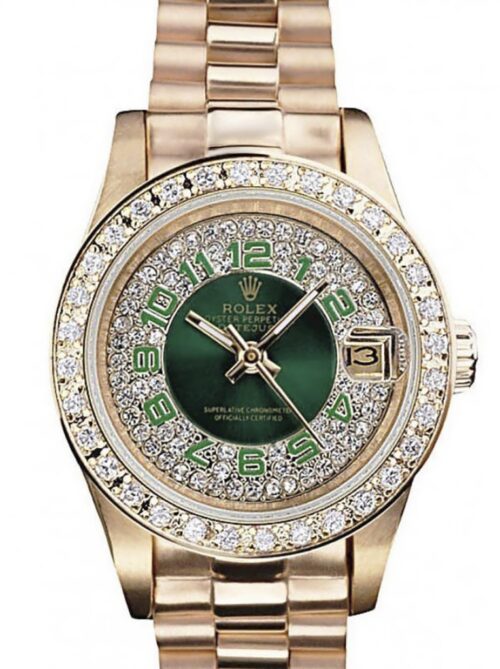 Replica Rolex Datejust SC39 28mm Green Dial - Best shop to buy a Fake Rolex