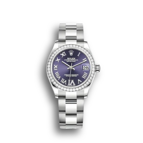 Replica Rolex Datejust 278384RBR 31mm Aubergine Dial - Best shop to buy a Fake Rolex