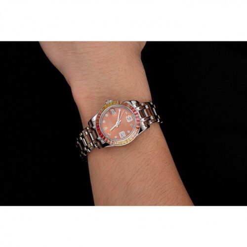 Replica Rolex Datejust SC016821 33mm Orange Dial - Best shop to buy a Fake Rolex