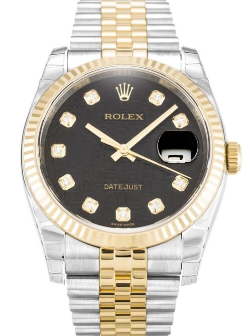 Replica Rolex Datejust 116233 36mm Black Jubilee Dial - Best shop to buy a Fake Rolex
