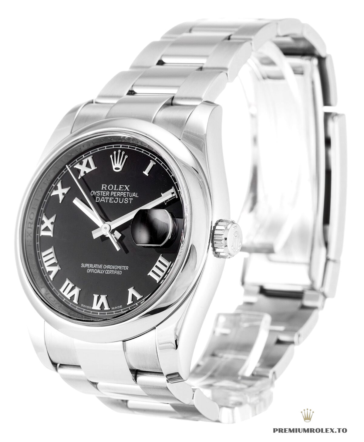 Replica Rolex Datejust 116200 36mm Black Dial - top-tier replica watches